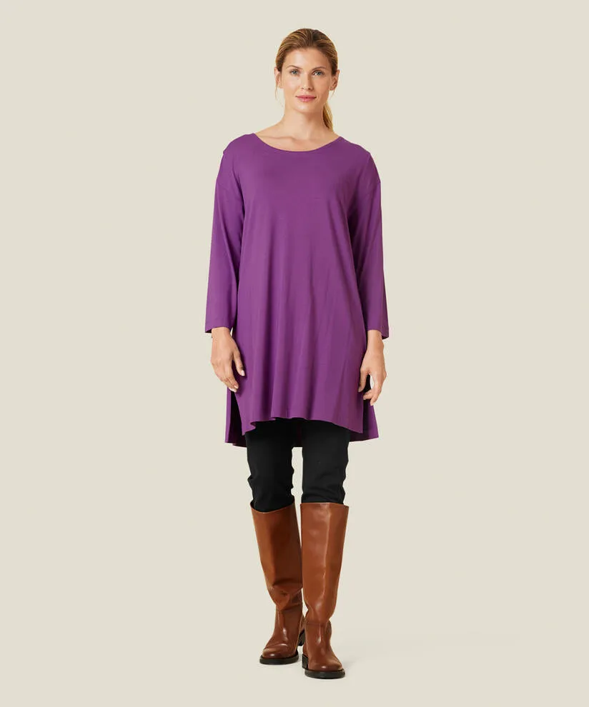 1004852 MaGiovana Jersey Tunic - Sunset Purple