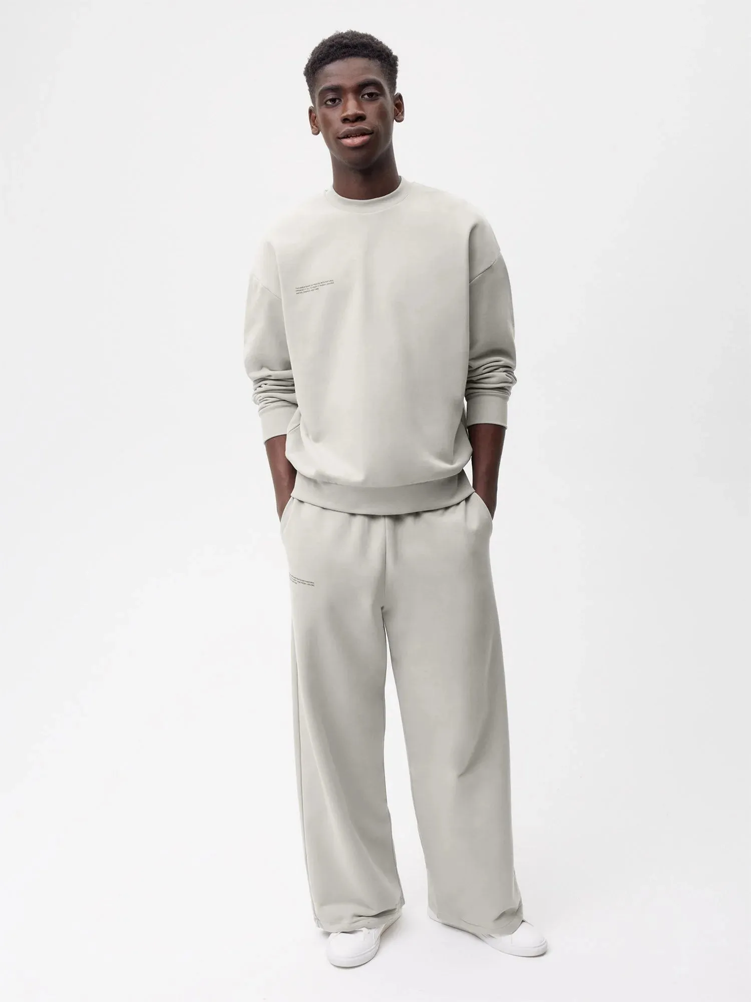 365 Straight Leg Track Pants—stone