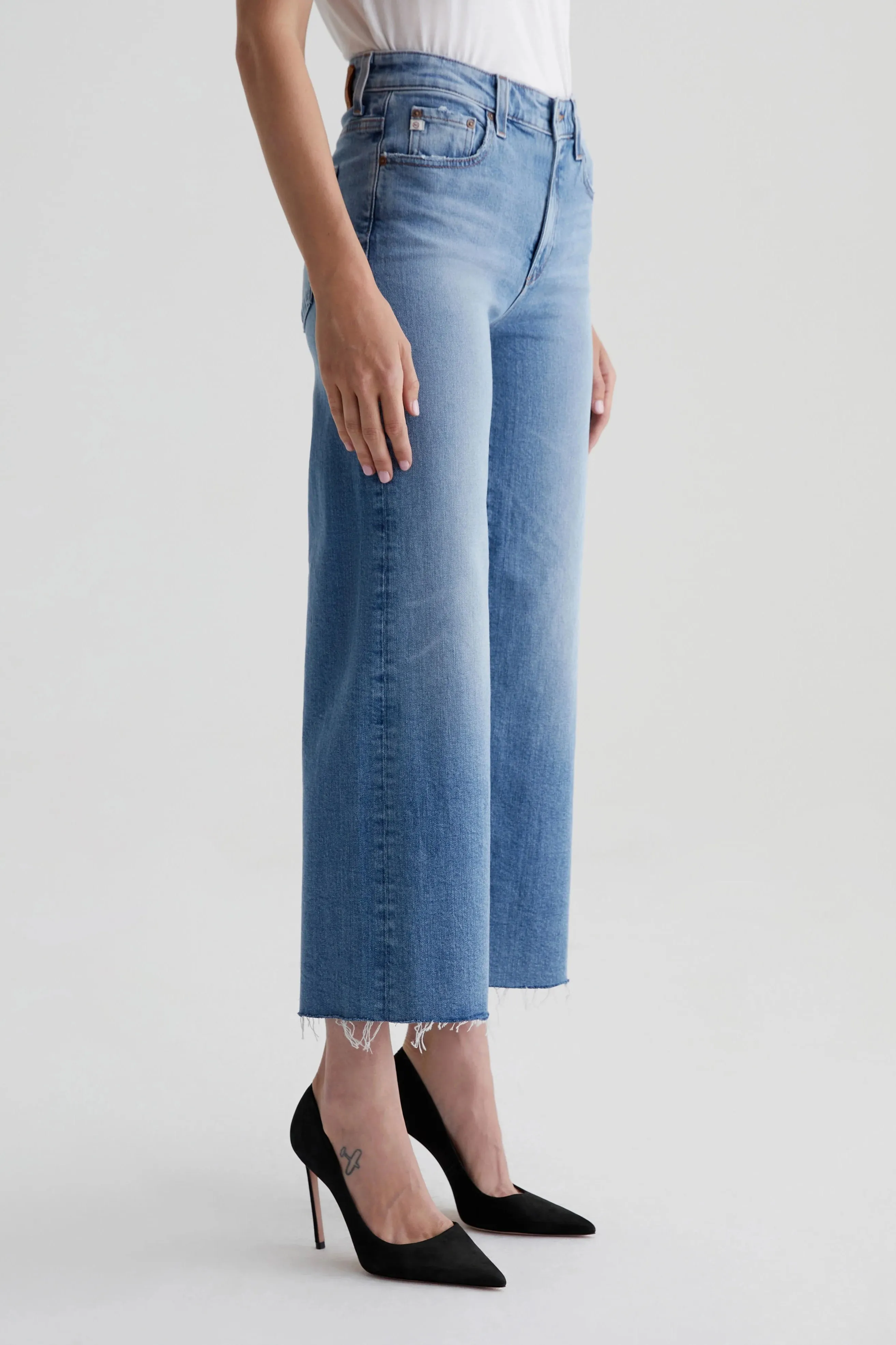 AG Jeans Saige Wide Leg Crop