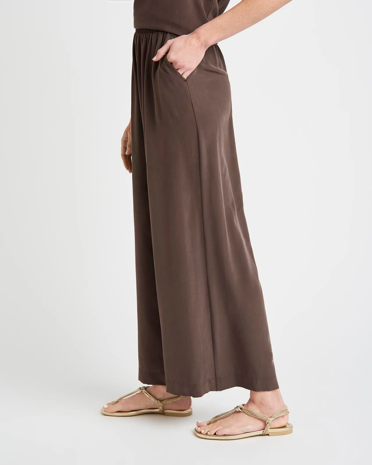 Alessandra Silk Wide Leg Pant