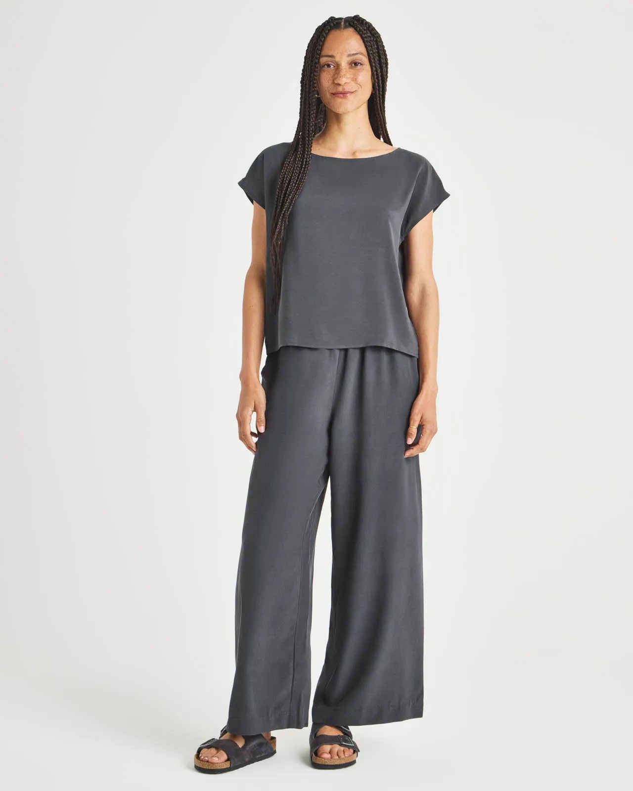 Alessandra Silk Wide Leg Pant