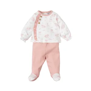 Babidu Baby Girls Dusty Rose 2 Piece Set