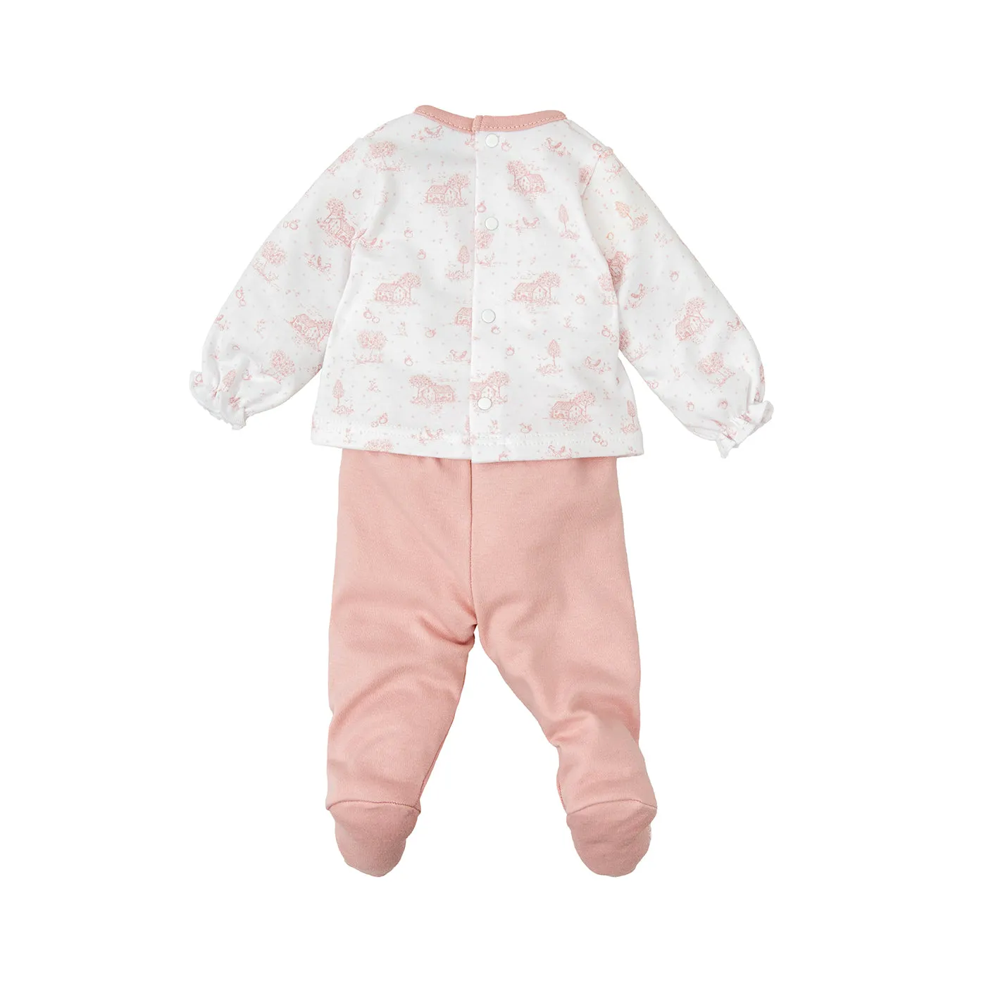 Babidu Baby Girls Dusty Rose 2 Piece Set