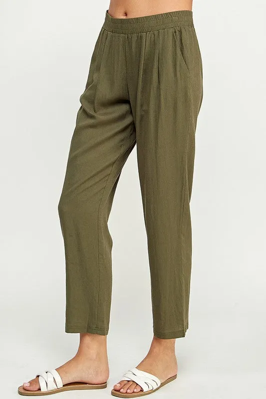 Beach Mode Linen Blend Pant