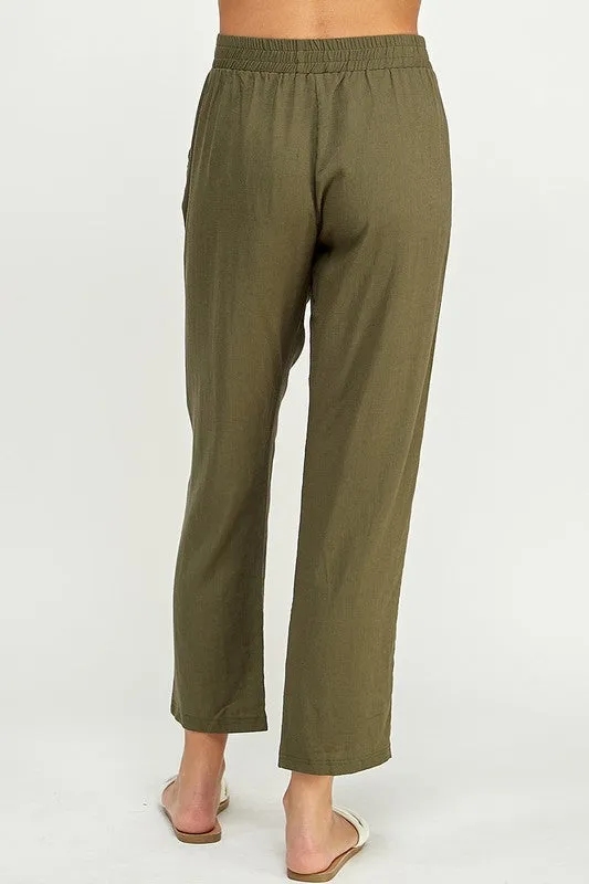 Beach Mode Linen Blend Pant