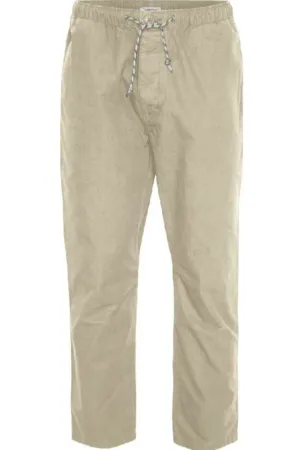 Birch Loose Rib Stop Pants Knowledge Cotton Apparel