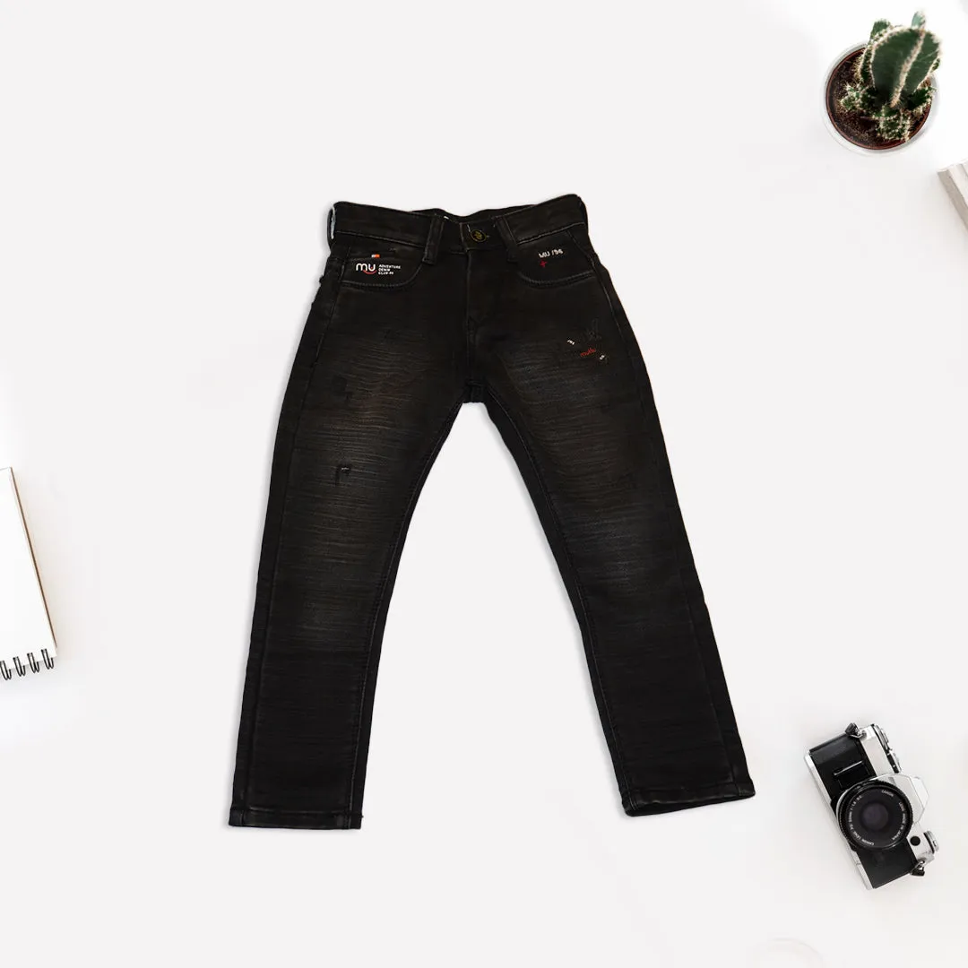 Black Faded Jeans for Boys