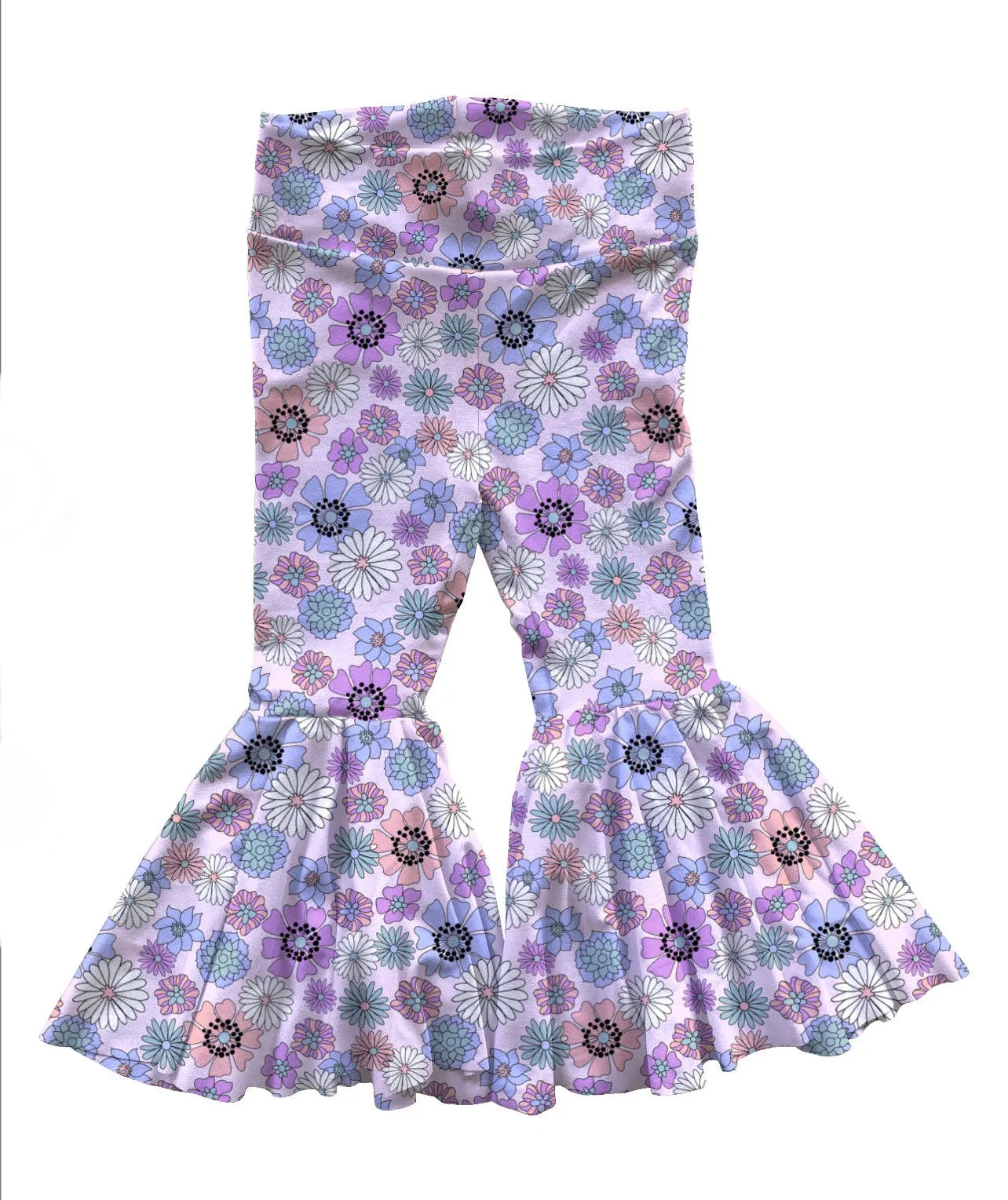 Bright floral bells - Bell Bottoms