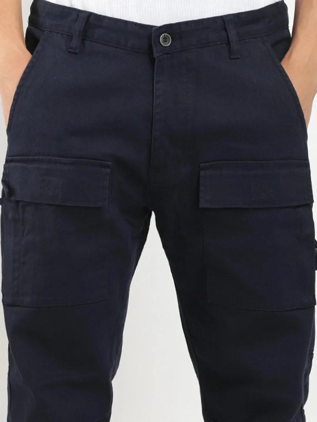 Cambridge Gear Navy Blue Cotton Cargo