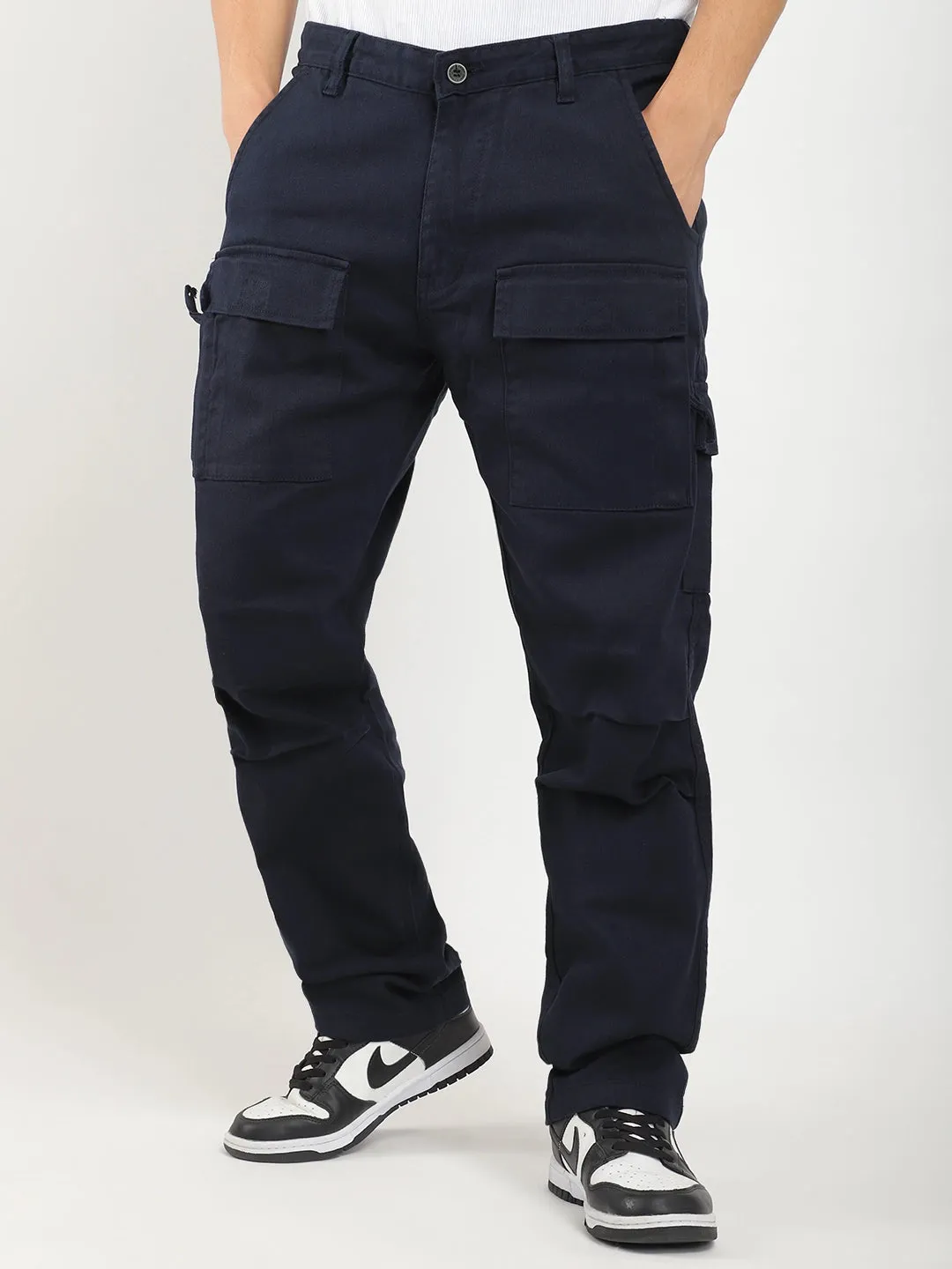 Cambridge Gear Navy Blue Cotton Cargo