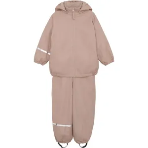 CeLaVi Rainwear Set w. Fleece Misty Rose