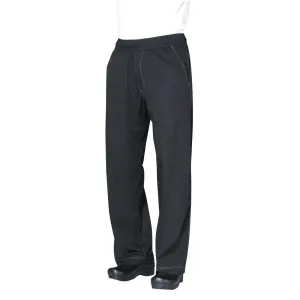 Chef Works Unisex Cool Vent Baggy Chefs Trousers Black S - B187-S