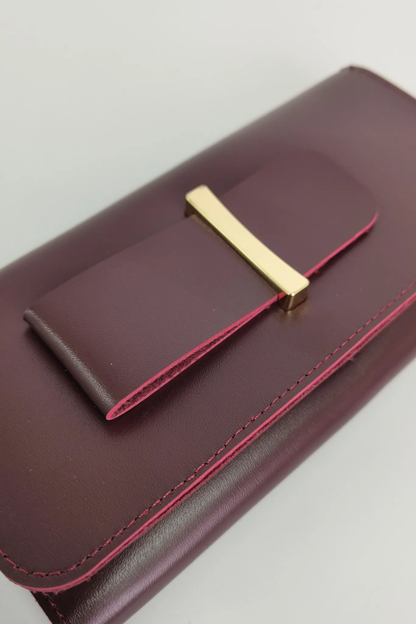 Comfort Maroon Clutch