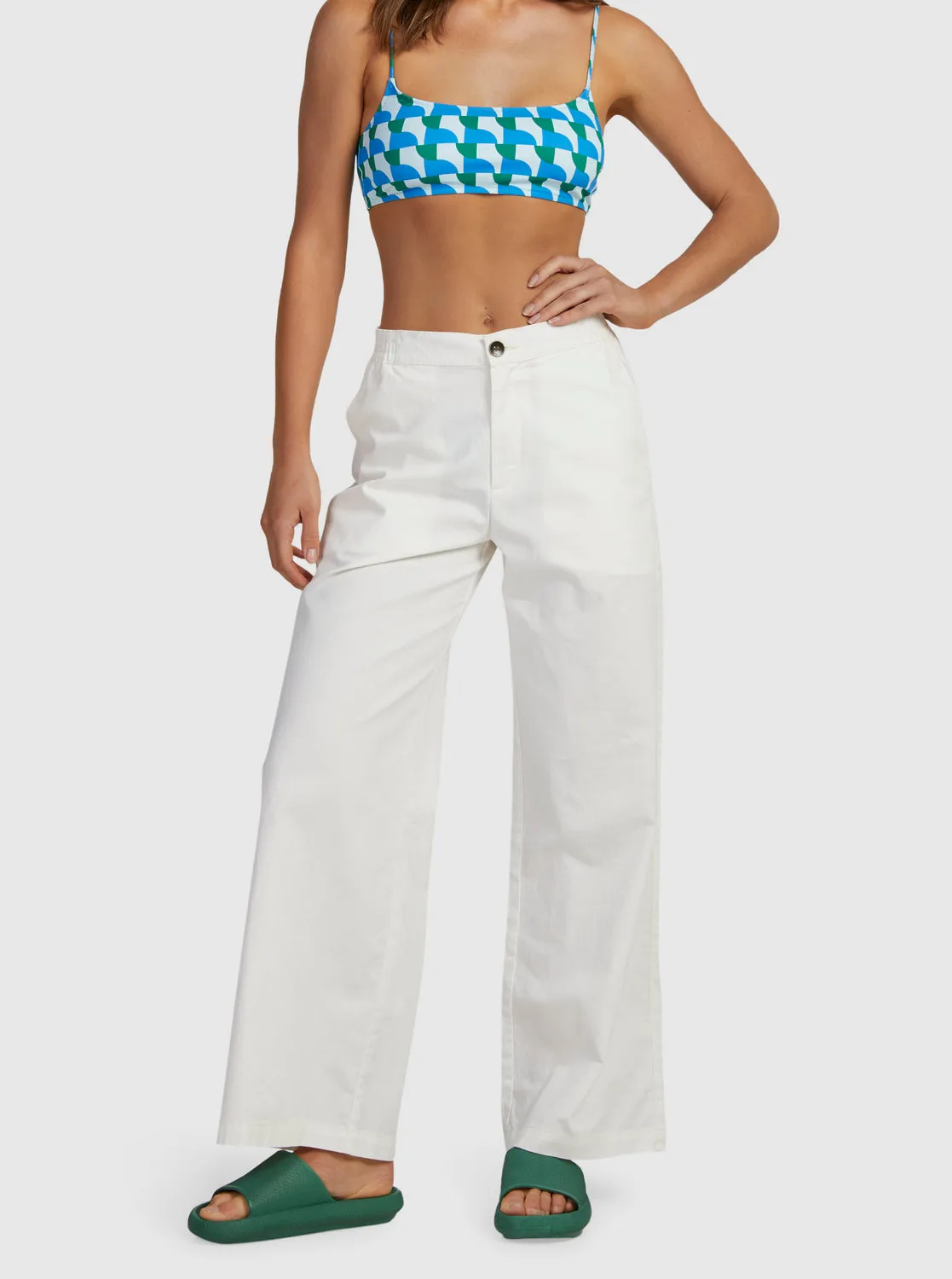 Comfy Palazzo Pants - Blanc De Blanc