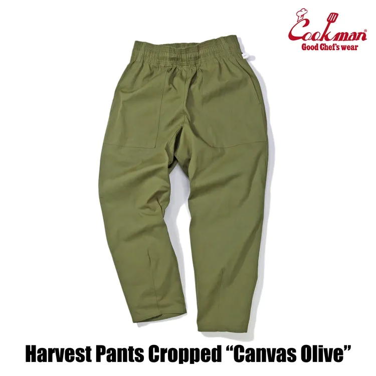 Cookman Harvest Pants Cropped Canvas - Olive