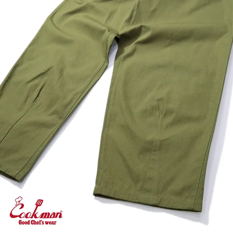 Cookman Harvest Pants Cropped Canvas - Olive