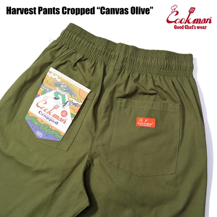 Cookman Harvest Pants Cropped Canvas - Olive