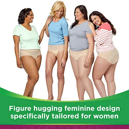 Depend Comfort-Protect Overnight Guarantee Absorbent Underwear For Women - Super S/M 60 Pants