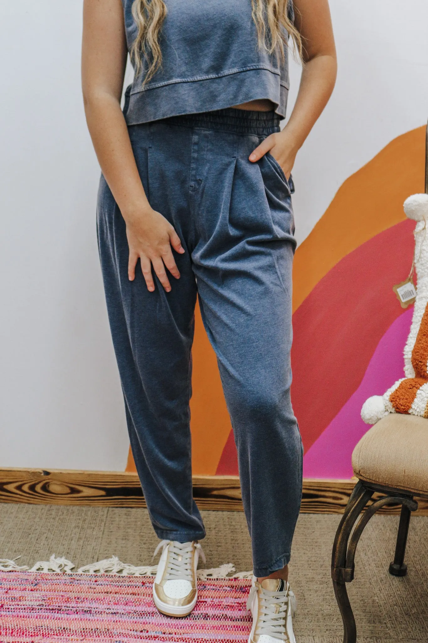 Dock Side Dream Slate Blue Pants