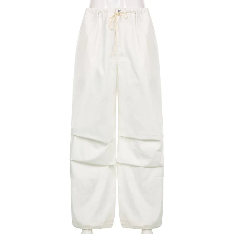 Drawstring Parachute Stylish Cargo Pants