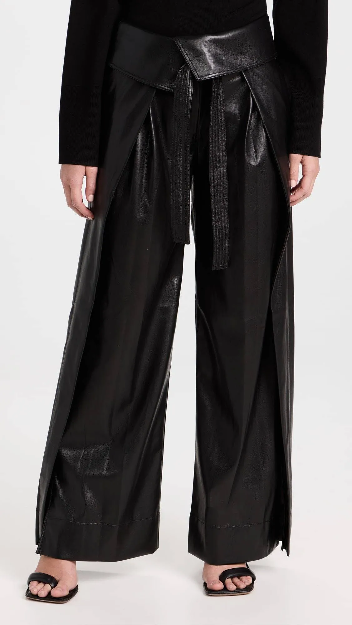 Emilio Faux Stylish Leather Pants