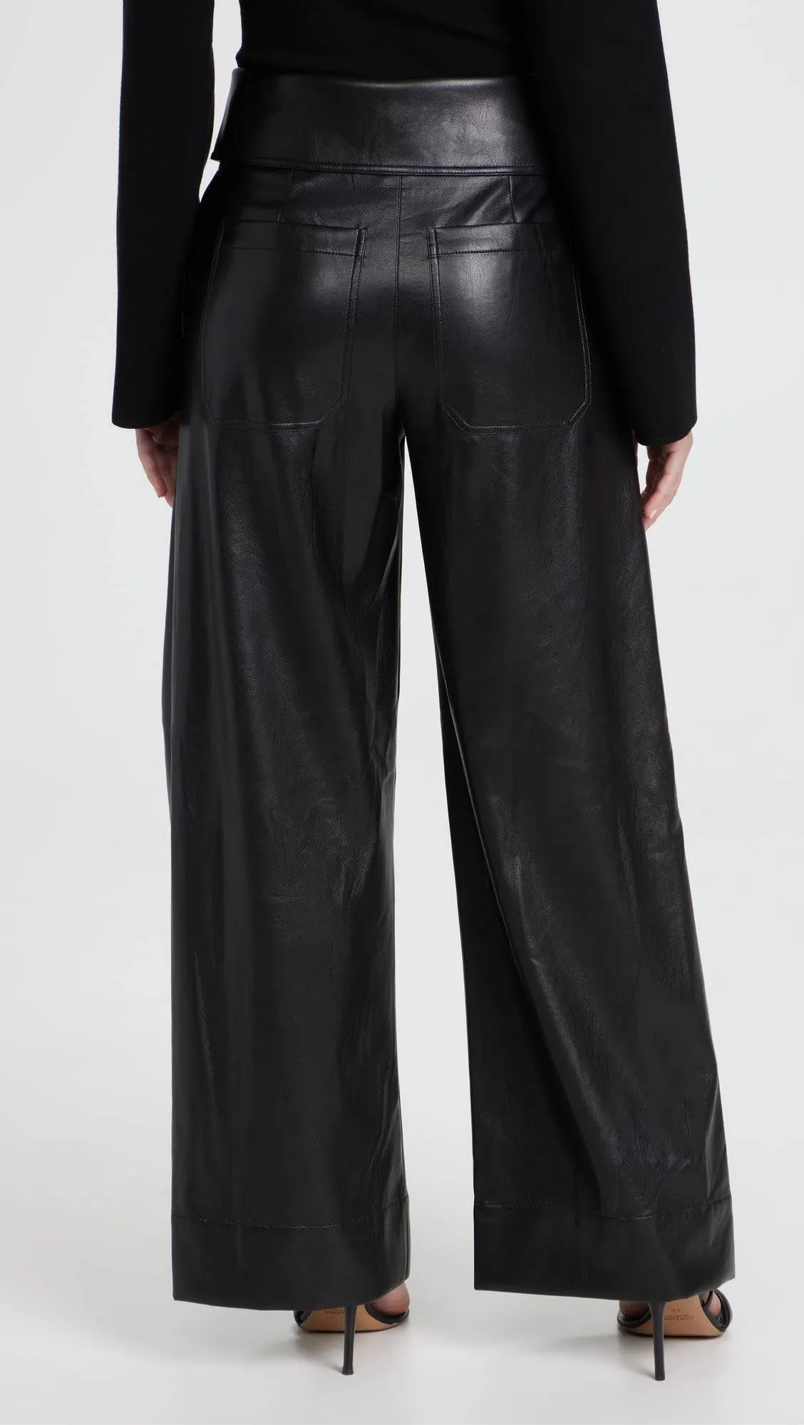 Emilio Faux Stylish Leather Pants