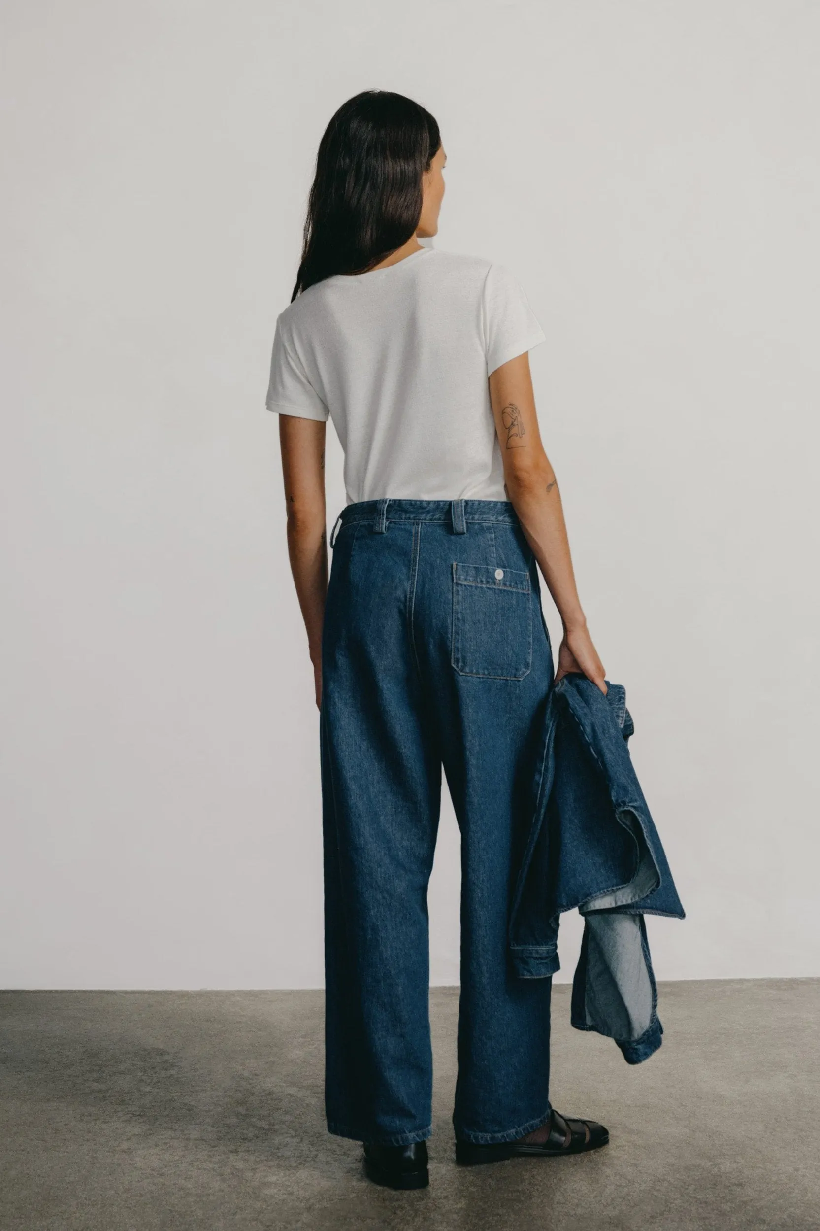 Field Pant, Tencel Denim, Vintage Dark