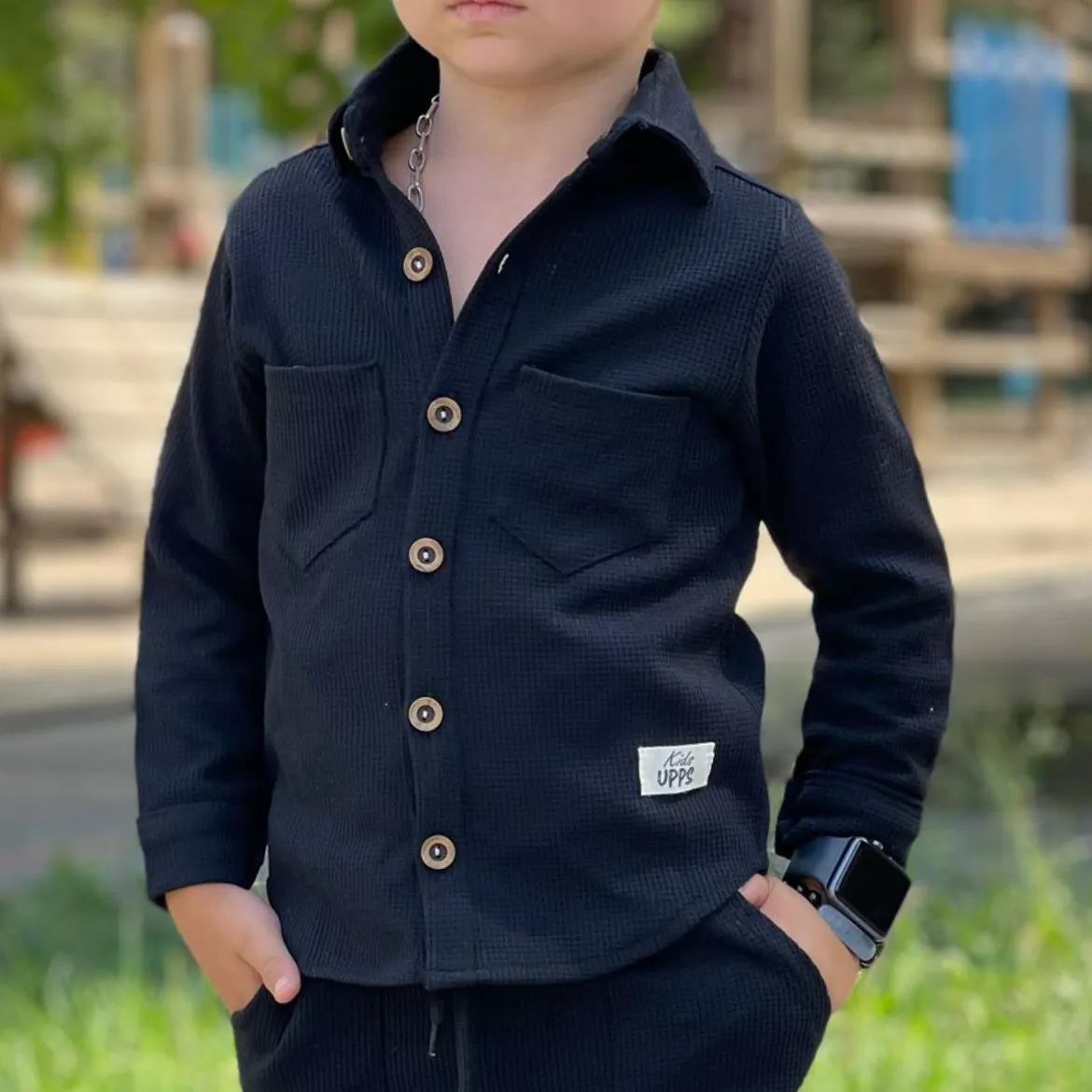 Fine Wine Stylish Boys Cotton Set