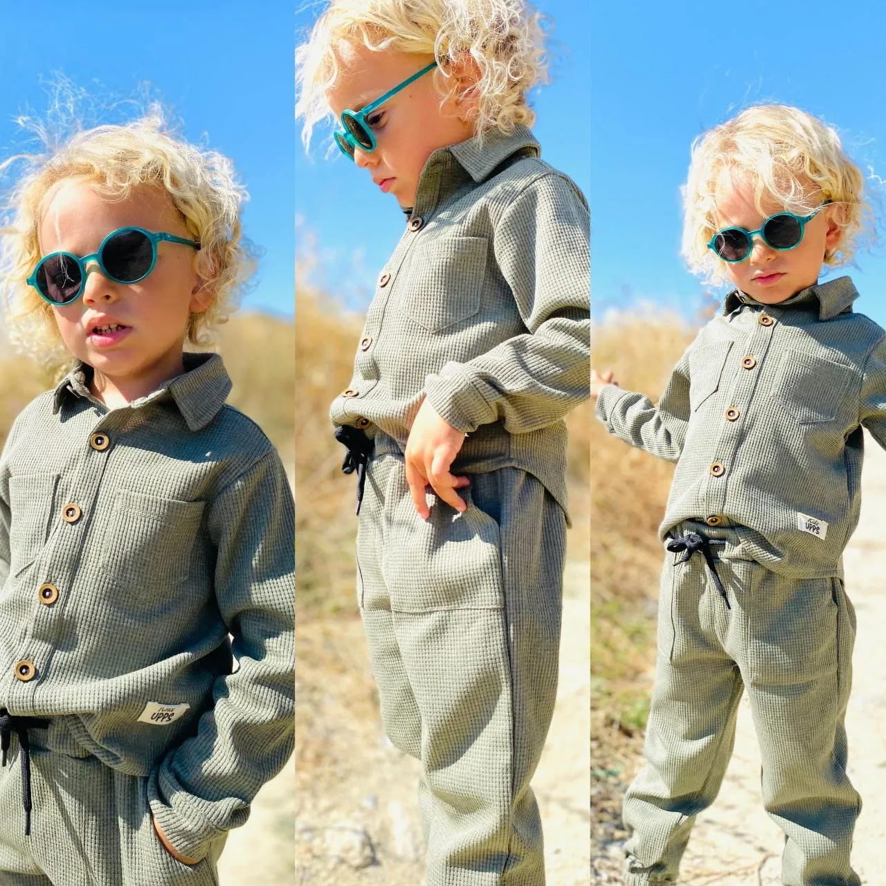 Fine Wine Stylish Boys Cotton Set