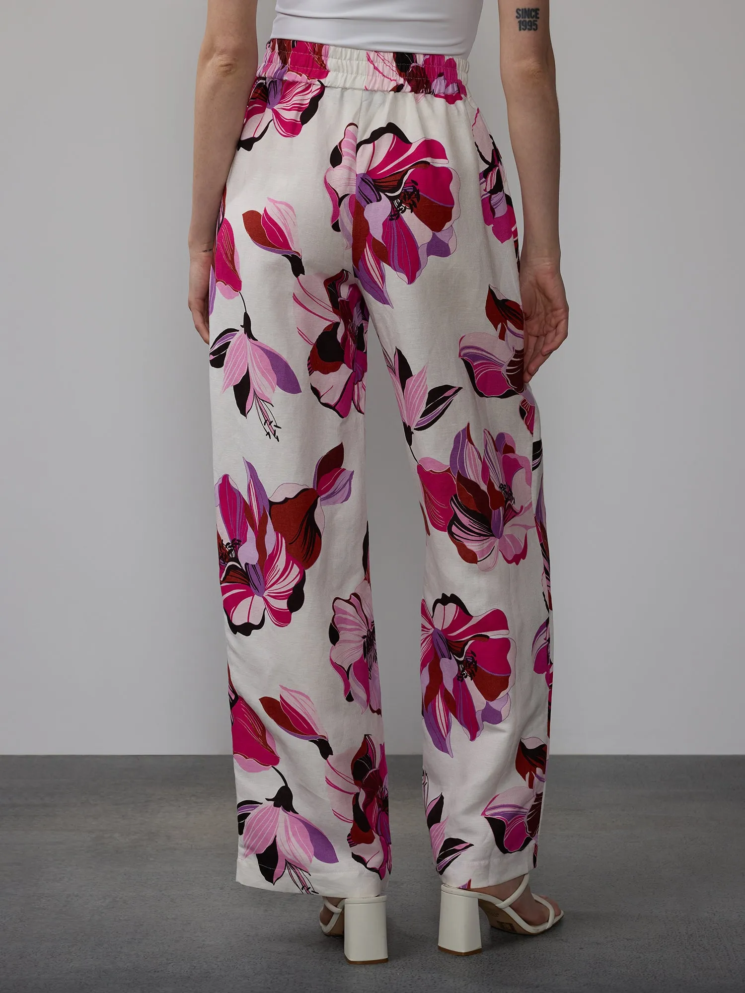 Floral Wide Leg Pant