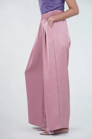 Glide Glamour wide leg Satin pants