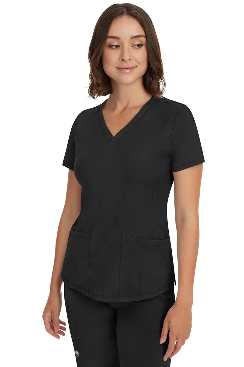 HH Works Women's Scrub Set Monica Top & Rebecca Pant | Black