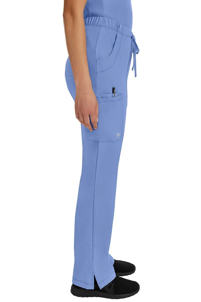 HH Works Women's Scrub Set Monica Top & Rebecca Pant | Ceil Blue