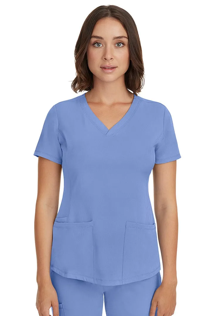 HH Works Women's Scrub Set Monica Top & Rebecca Pant | Ceil Blue