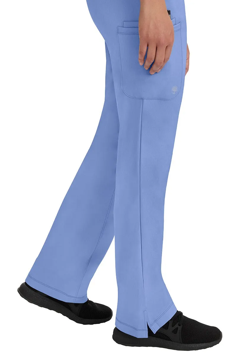 HH Works Women's Scrub Set Monica Top & Tall Rebecca Pant | Ceil Blue