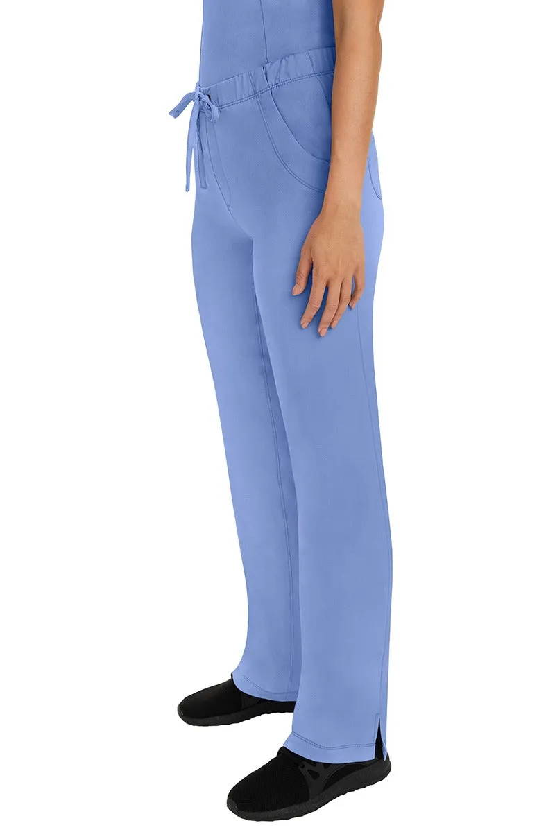 HH Works Women's Scrub Set Monica Top & Tall Rebecca Pant | Ceil Blue