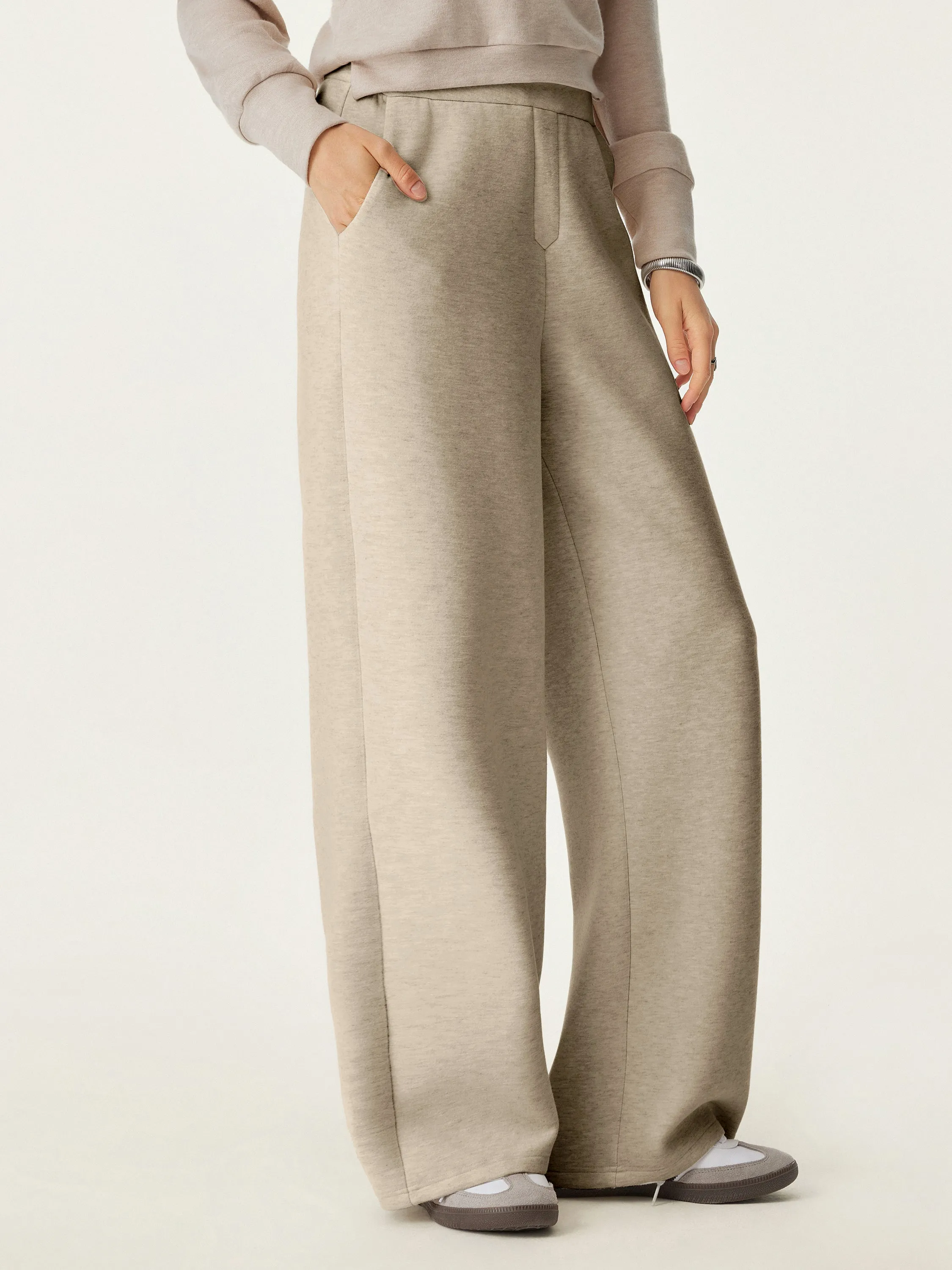 High Waisted Cozy Straight Leg Pant