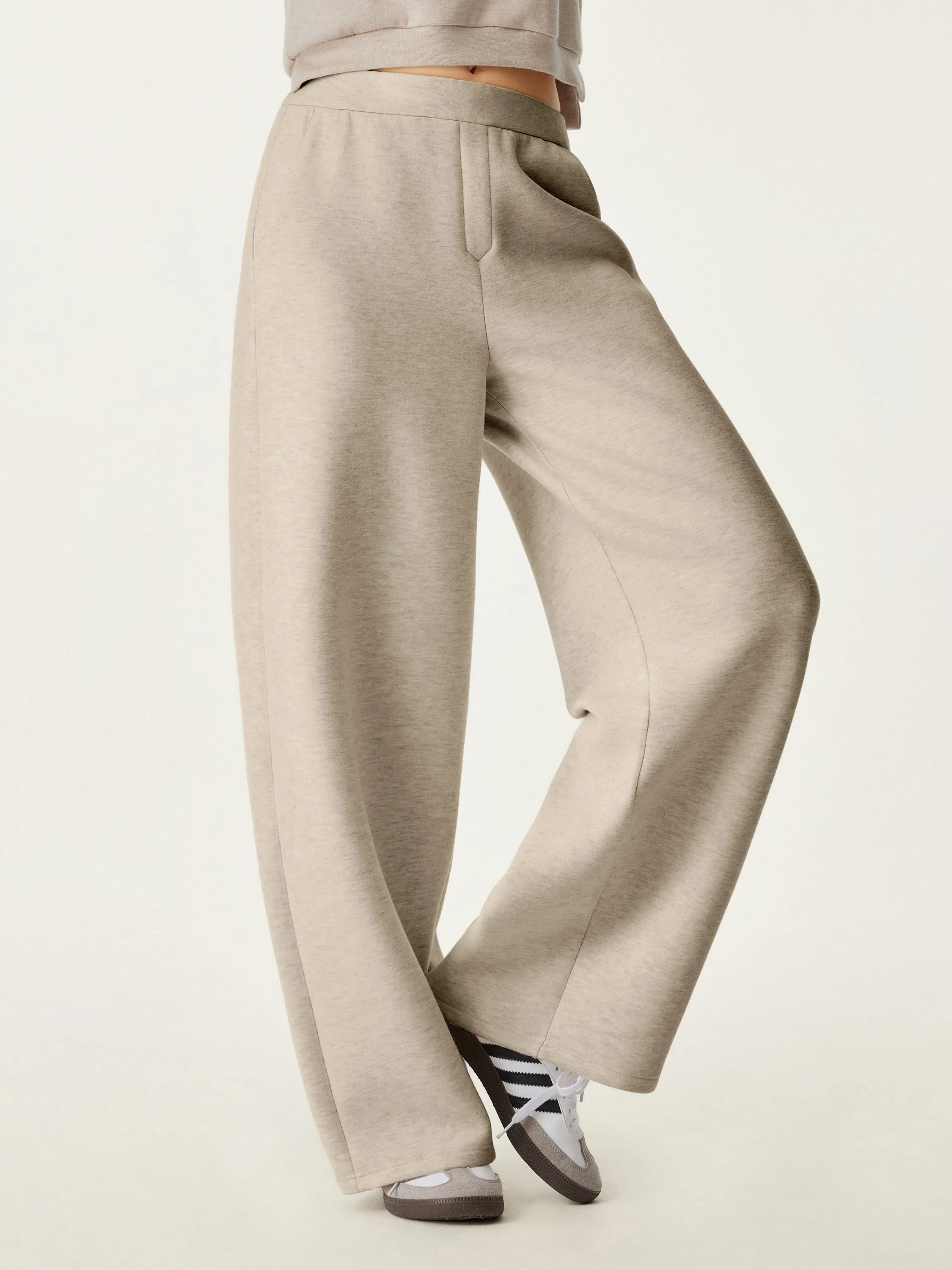 High Waisted Cozy Straight Leg Pant