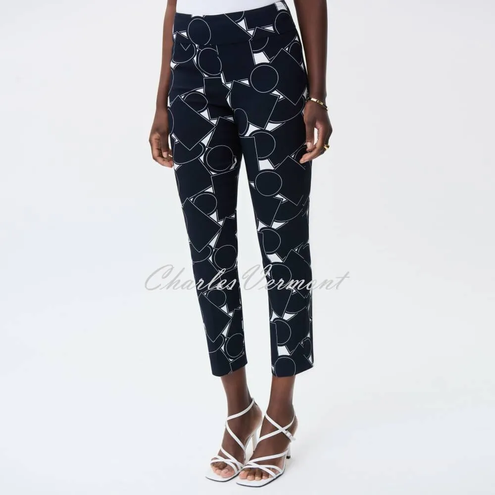 Joseph Ribkoff Geometric Print Trouser - Style 231282