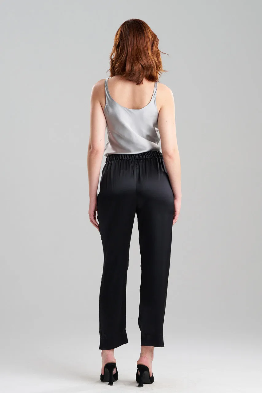 Key Essentials Silk Slim Pants