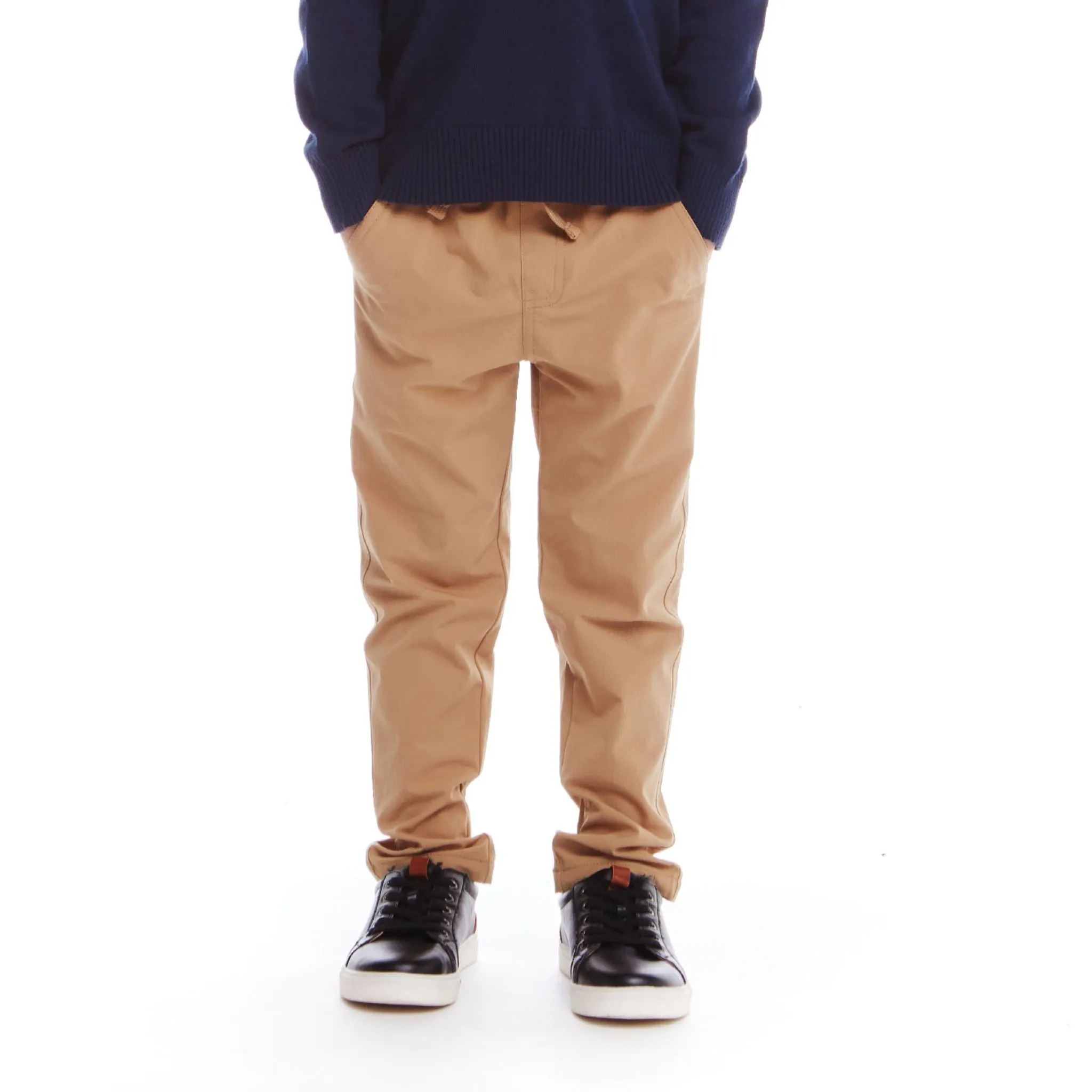 Kids Hybrid Pull-On Pant | Dark Khaki