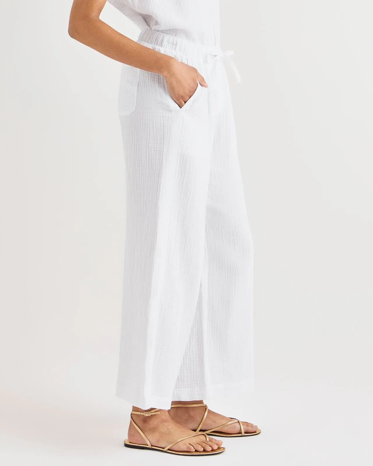 Kit Gauze Palazzo Pant