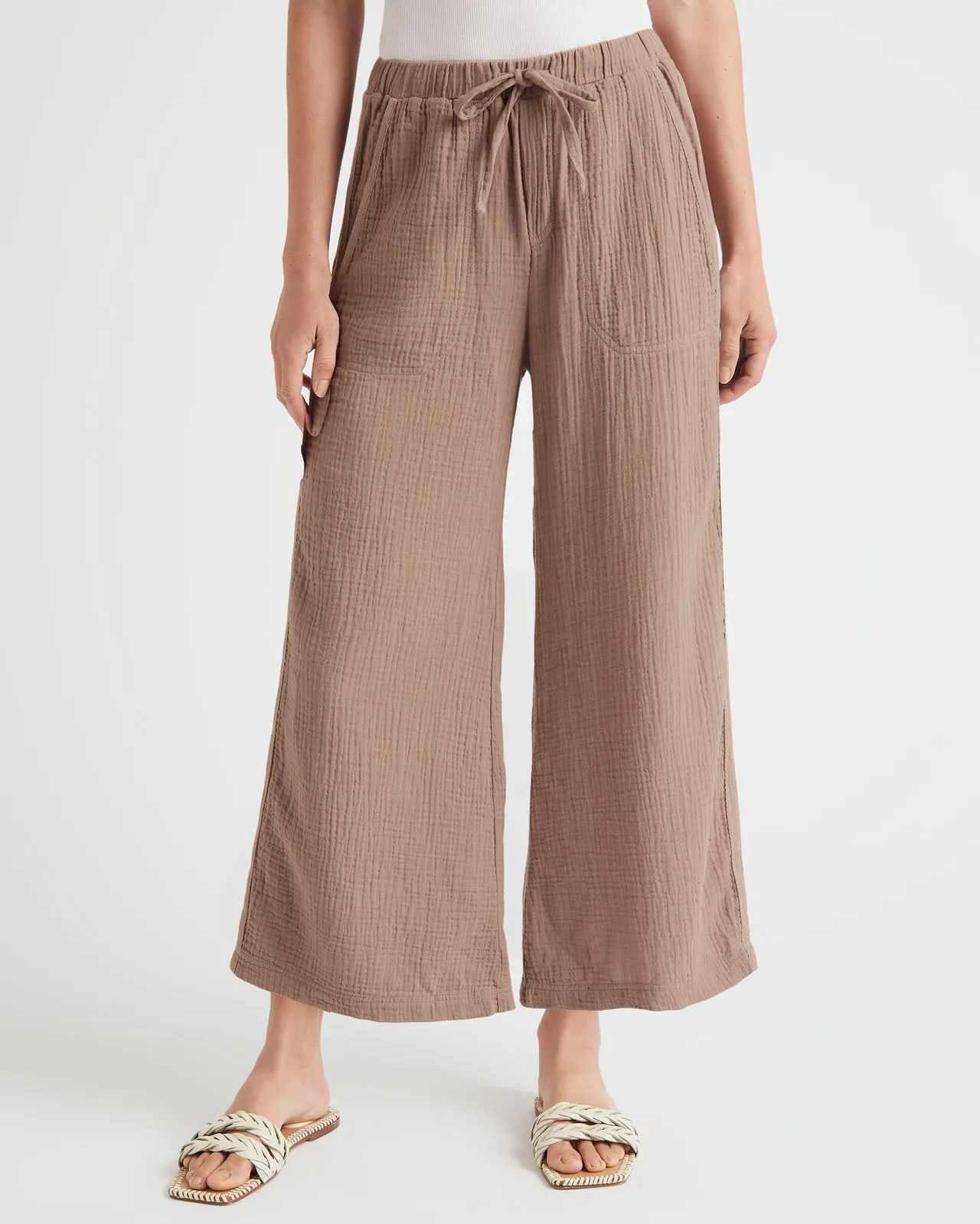 Kit Gauze Palazzo Pant