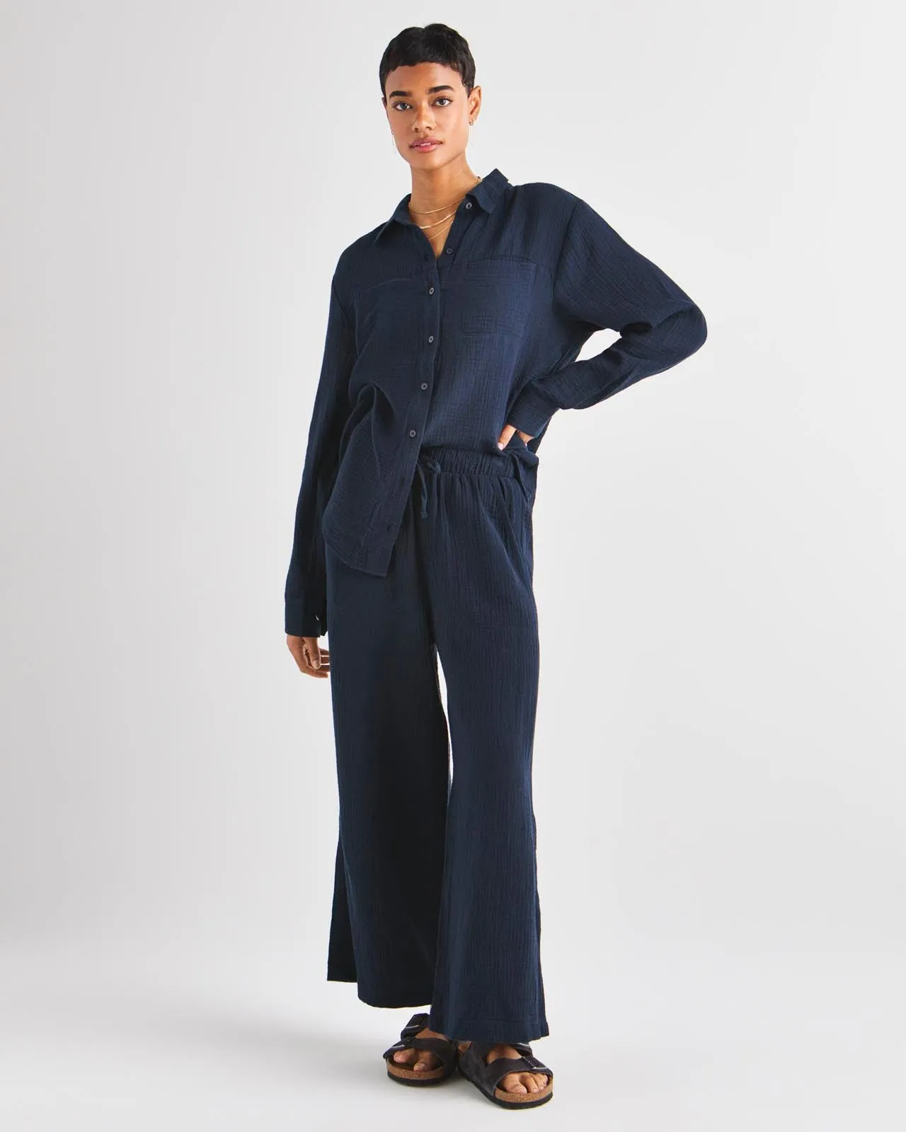 Kit Gauze Palazzo Pant