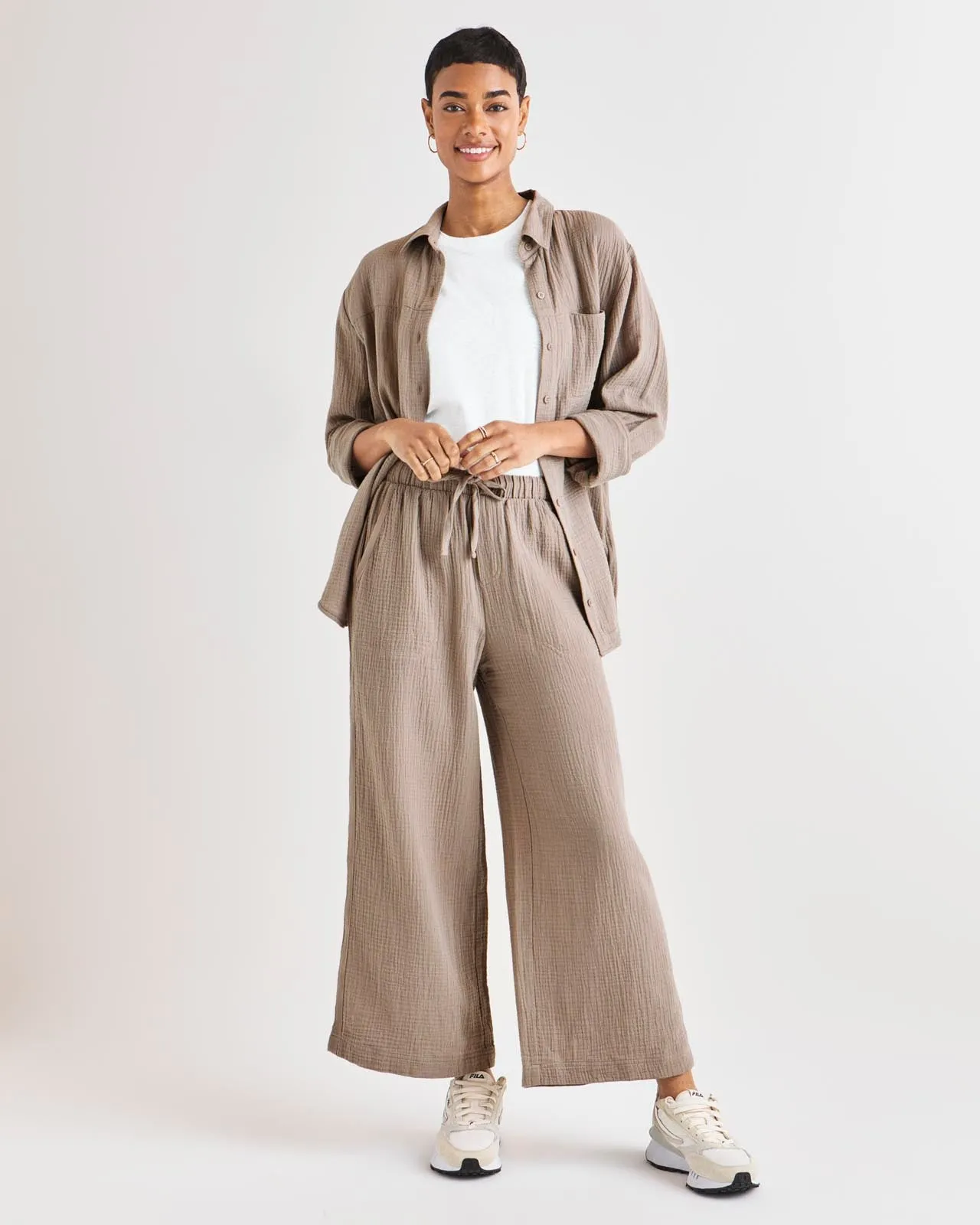 Kit Gauze Palazzo Pant