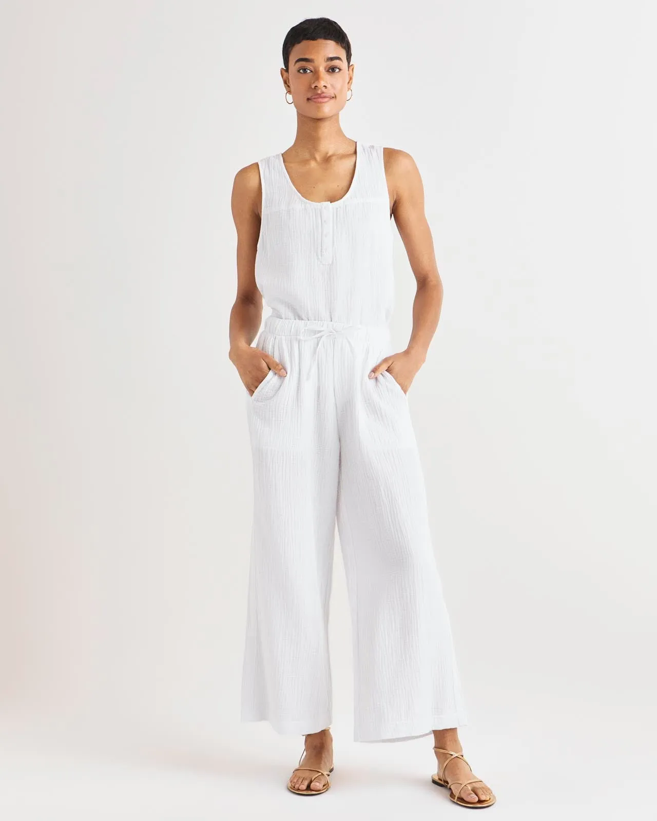 Kit Gauze Palazzo Pant