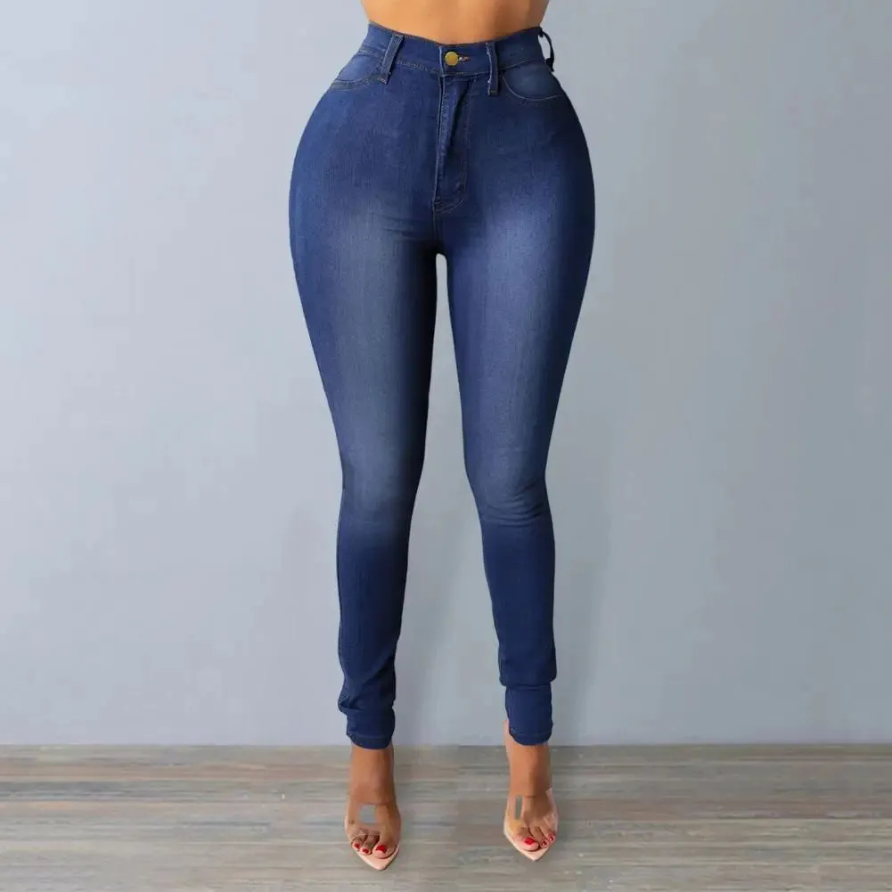 Laila Zipper Fly Pockets Stylish Look Denim Jeans 👖