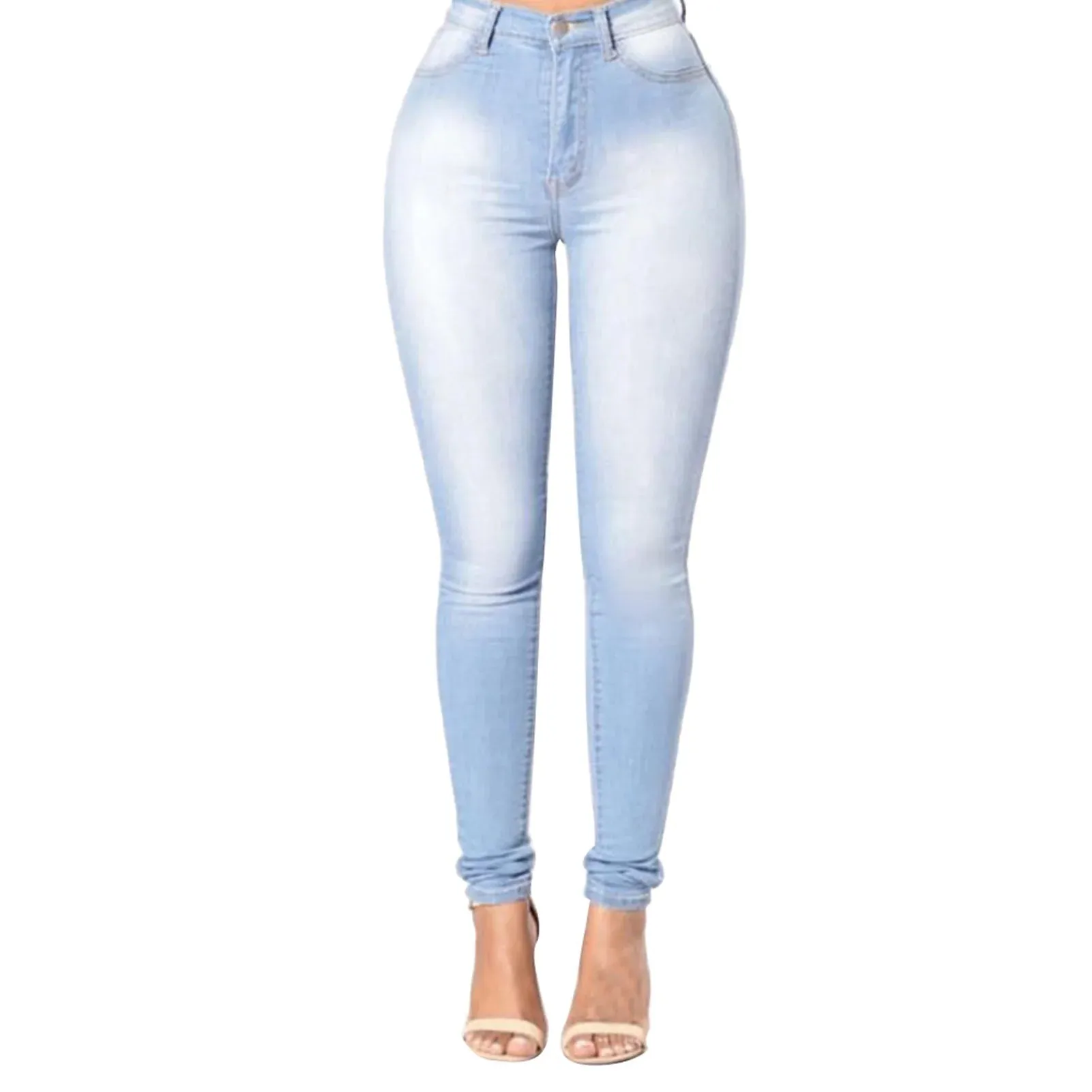 Laila Zipper Fly Pockets Stylish Look Denim Jeans 👖