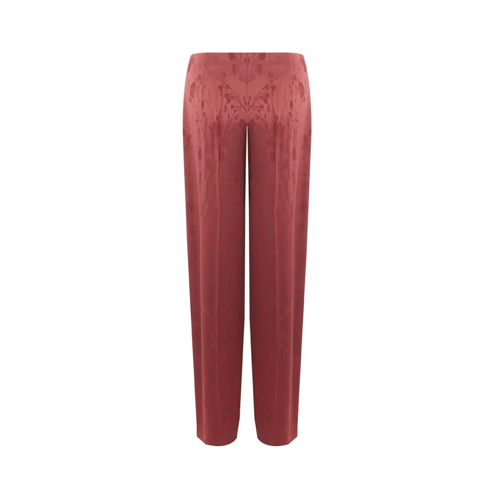 Lardini Elegant Red Tailored Pants