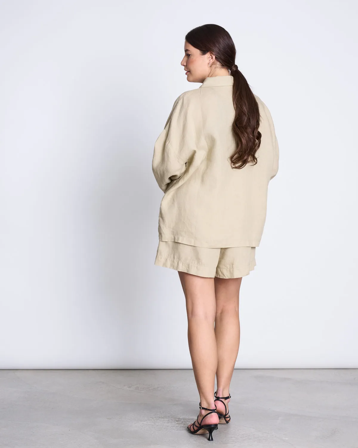 LINEN SHIRT MONS SAND